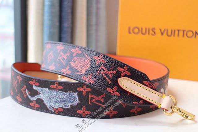 lv肩帶 BANDOULIERE 肩帶 J02435 2019早春系列 lv配飾品  lvqb1297